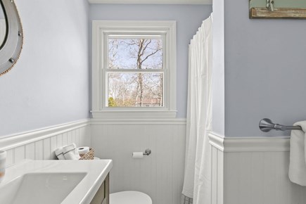 Falmouth Cape Cod vacation rental - Upstairs bathroom.