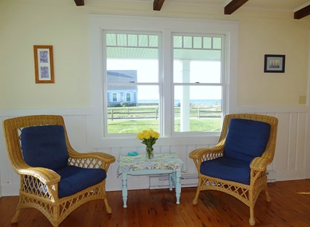 West Yarmouth Cape Cod vacation rental - Other side of living room, facing water 