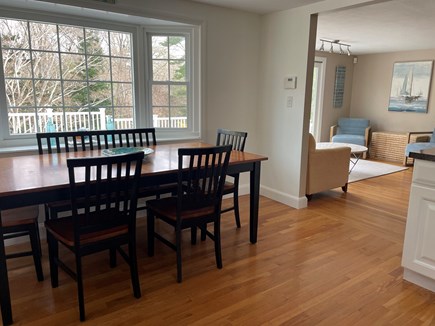 West Falmouth Cape Cod vacation rental - Large table in kitchen