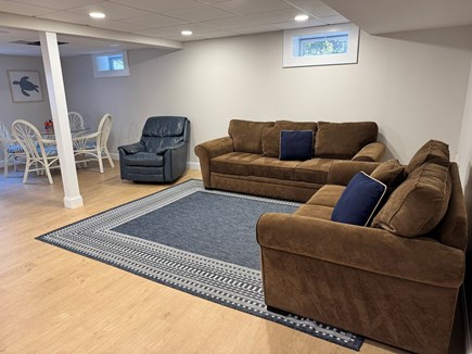 West Falmouth Cape Cod vacation rental - Basement Recreation Space