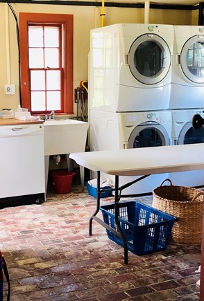 Brewster Cape Cod vacation rental - The laundry room has 2 washers, 2 dryers, plus fridge and freezer