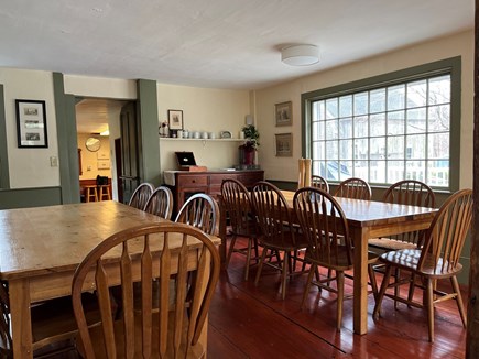 Brewster Cape Cod vacation rental - Plenty of dining room space in the sunroom, with coffee/tea nook