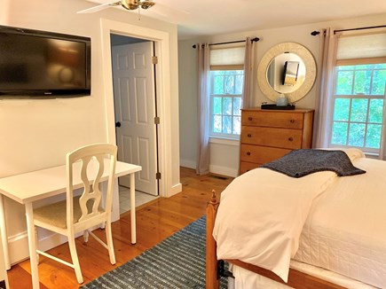 Brewster Cape Cod vacation rental - 1st floor bedroom with desk and en-suite bathroom