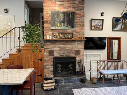 Wellfleet Cape Cod vacation rental - Space between kitchen and sitting area