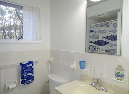 Wellfleet Cape Cod vacation rental - Main floor bathroom with shower