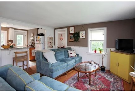 Sandwich  Cape Cod vacation rental - Family room with view of kitchen