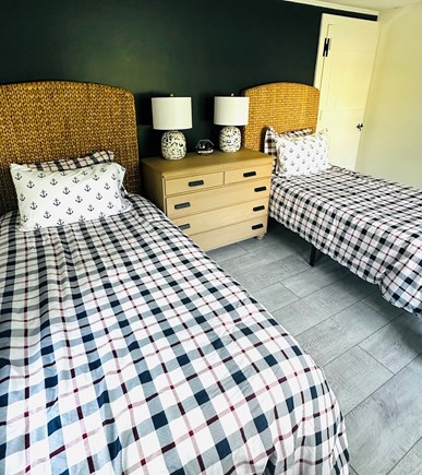 Sandwich  Cape Cod vacation rental - 3rd bedroom with 2 twin beds.