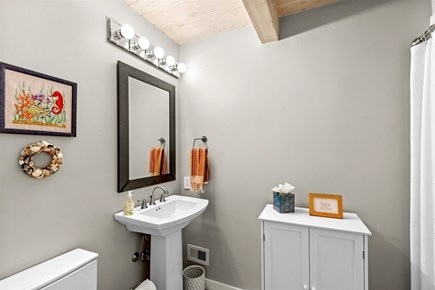 Mashpee Cape Cod vacation rental - Main floor bathroom with standup shower