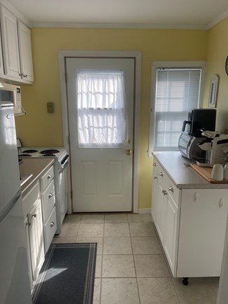 Dennisport Cape Cod vacation rental - Small kitchen but fully stocked.