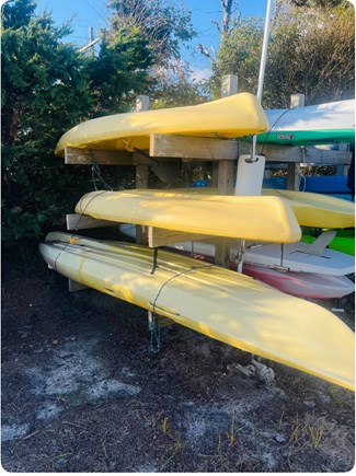 Dennisport Cape Cod vacation rental - All 3 kayaks available to use at no extra cost.