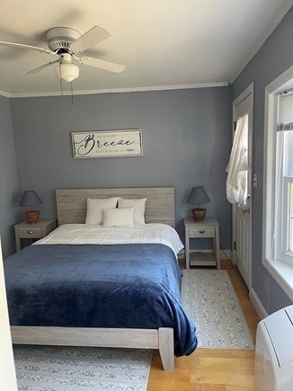 Dennisport Cape Cod vacation rental - Bedroom #1. Queen bed, big closet and ac unit. Ocean view