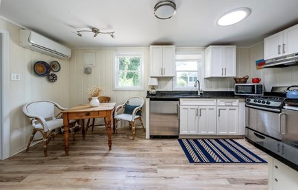 Truro Cape Cod vacation rental - Kitchen area and dining table for 4 people