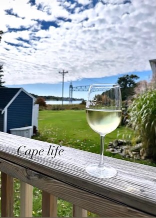 Bourne Cape Cod vacation rental - Relax on the deck with a beautiful view