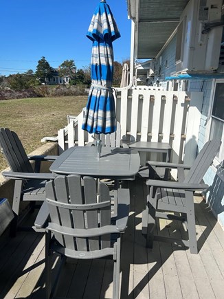 Chatham Cape Cod vacation rental - Private deck with table and grill