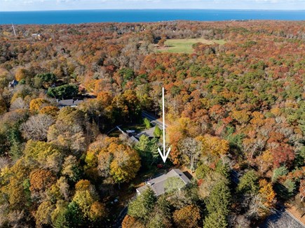 Falmouth Cape Cod vacation rental - Aerial view of the house