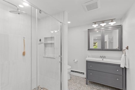 Falmouth Cape Cod vacation rental - Primary ensuite with a stunning glass shower