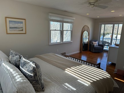 Popponesset Cape Cod vacation rental - Master bedroom with king bed and sitting area.