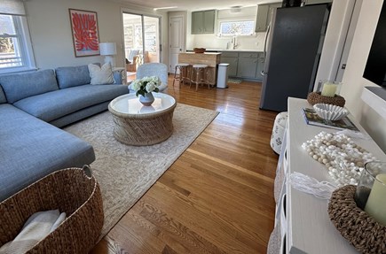 Popponesset Cape Cod vacation rental - Open living room/kitchen