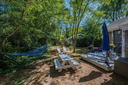 Eastham, Cranberry Cottages Cape Cod vacation rental - Private backyard