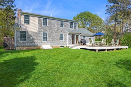 Harwich Cape Cod vacation rental - Backyard with great space for lawn games