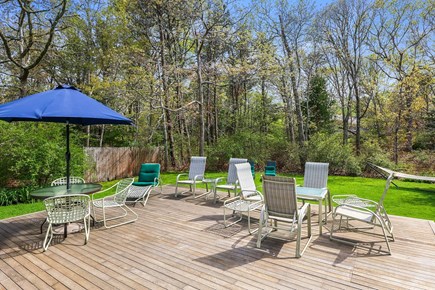 Harwich Cape Cod vacation rental - Back Deck