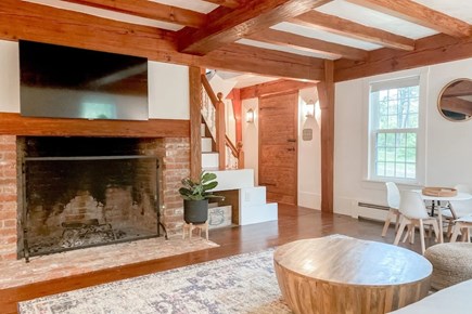 The Brewster Salt House Cape Cod vacation rental - Open livng room for all together