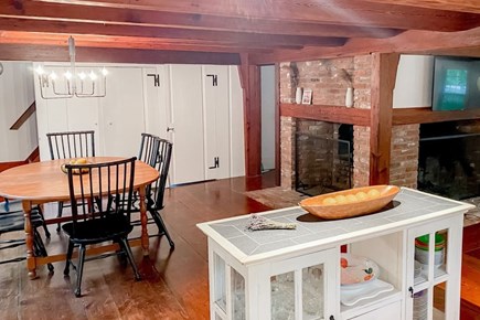 The Brewster Salt House Cape Cod vacation rental - Kitchen, indoor eating and living area