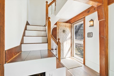 The Brewster Salt House Cape Cod vacation rental - Head up stairs to change before heading out for adventure.