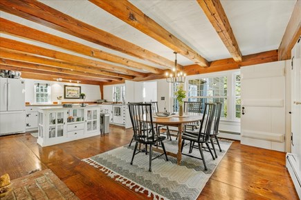 The Brewster Salt House Cape Cod vacation rental - Indoor Dining to cool off in AC