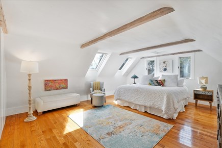The Brewster Salt House Cape Cod vacation rental - King size bed in this large private suite on it's own floor.
