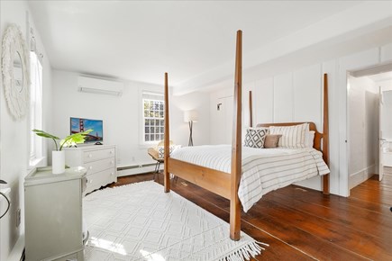 The Brewster Salt House Cape Cod vacation rental - Second floor bedroom 1 with Queen Bed and TV