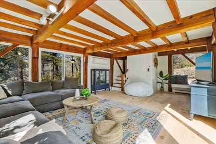 The Brewster Salt House Cape Cod vacation rental - One of the two Living Room's to gather for laughter and fun!