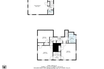 The Brewster Salt House Cape Cod vacation rental - Floorplan - Second floor
