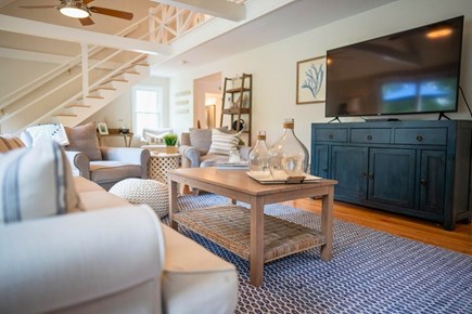 Dennis Cape Cod vacation rental - Open living room with smart TV