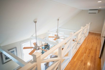 Dennis Cape Cod vacation rental - Hall overlooking Living room