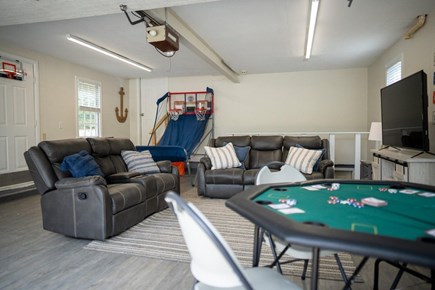 Dennis Cape Cod vacation rental - Game Room in the Garage