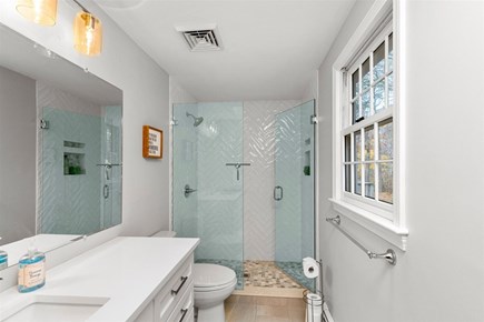 Brewster Cape Cod vacation rental - Ensuite bathroom with a beautiful, brand new walk in shower