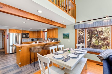 Orleans Cape Cod vacation rental - Open concept living room, dining room, and kitchen