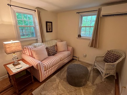 Brewster Cape Cod vacation rental - Study on main floor with pull out sofa, desk 