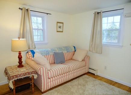 Brewster Cape Cod vacation rental - Study on main floor with pull out sofa, desk 