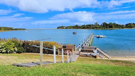 Eastham Cape Cod vacation rental - Association dock, landing and beach on Town Cove