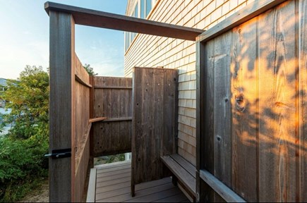 Eastham Cape Cod vacation rental - Large Outdoor Shower with Changing Area!