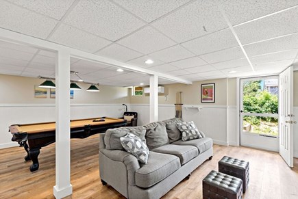 Eastham Cape Cod vacation rental - Walk out Recreation Room with Pool Table and Extra TV!