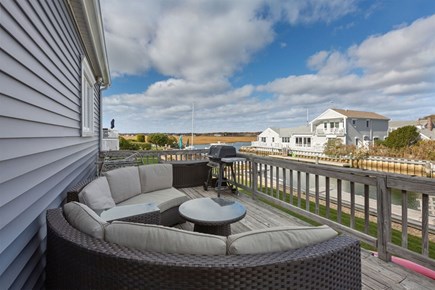 Yarmouth Cape Cod vacation rental - Lounge on the back deck for some afternoon relaxation