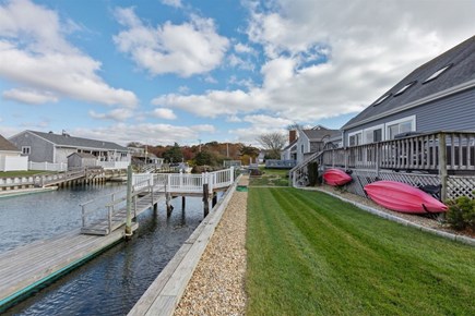 Yarmouth Cape Cod vacation rental - Play some lawn games by your private dock<br/>