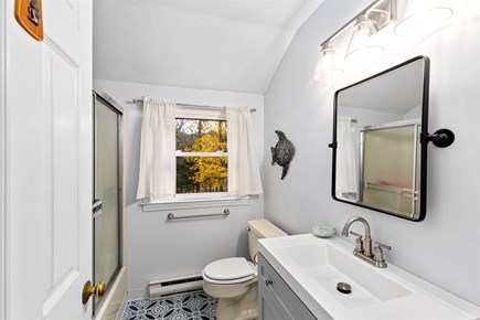 Brewster Cape Cod vacation rental - Second floor bathroom with tub / shower combo