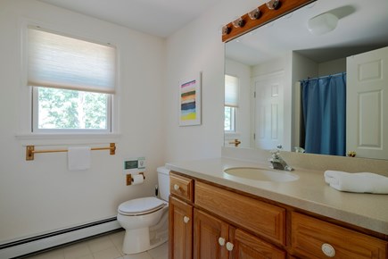 Wellfleet Cape Cod vacation rental - Second floor full bathroom with show / bathtub combo