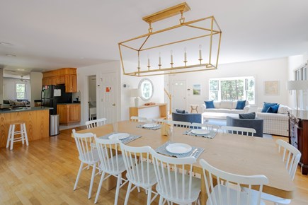 Wellfleet Cape Cod vacation rental - Dining room table seats 12 comfortably