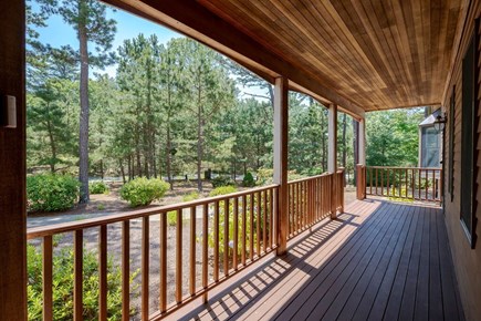 Wellfleet Cape Cod vacation rental - Covered front porch for enjoying morning coffee or a good book!