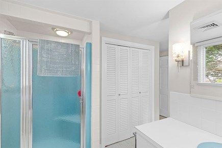 Brewster Cape Cod vacation rental - Standup shower and ample closet space